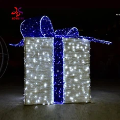 Skreytt gjafakassi mótíf 3D ljós