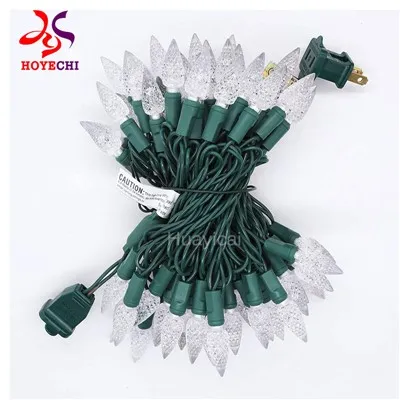 Hoyechi vatnsheldur Mini LED jarðarber laga jólaljós fyrir götu og heimaskreytingu